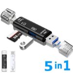 5 in 1 Card Reader & USB Adapter