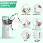 Mini Mesh Nebulizer+Battery 2p