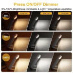 Eye-Caring Clip-On LED Book Light - Image 3